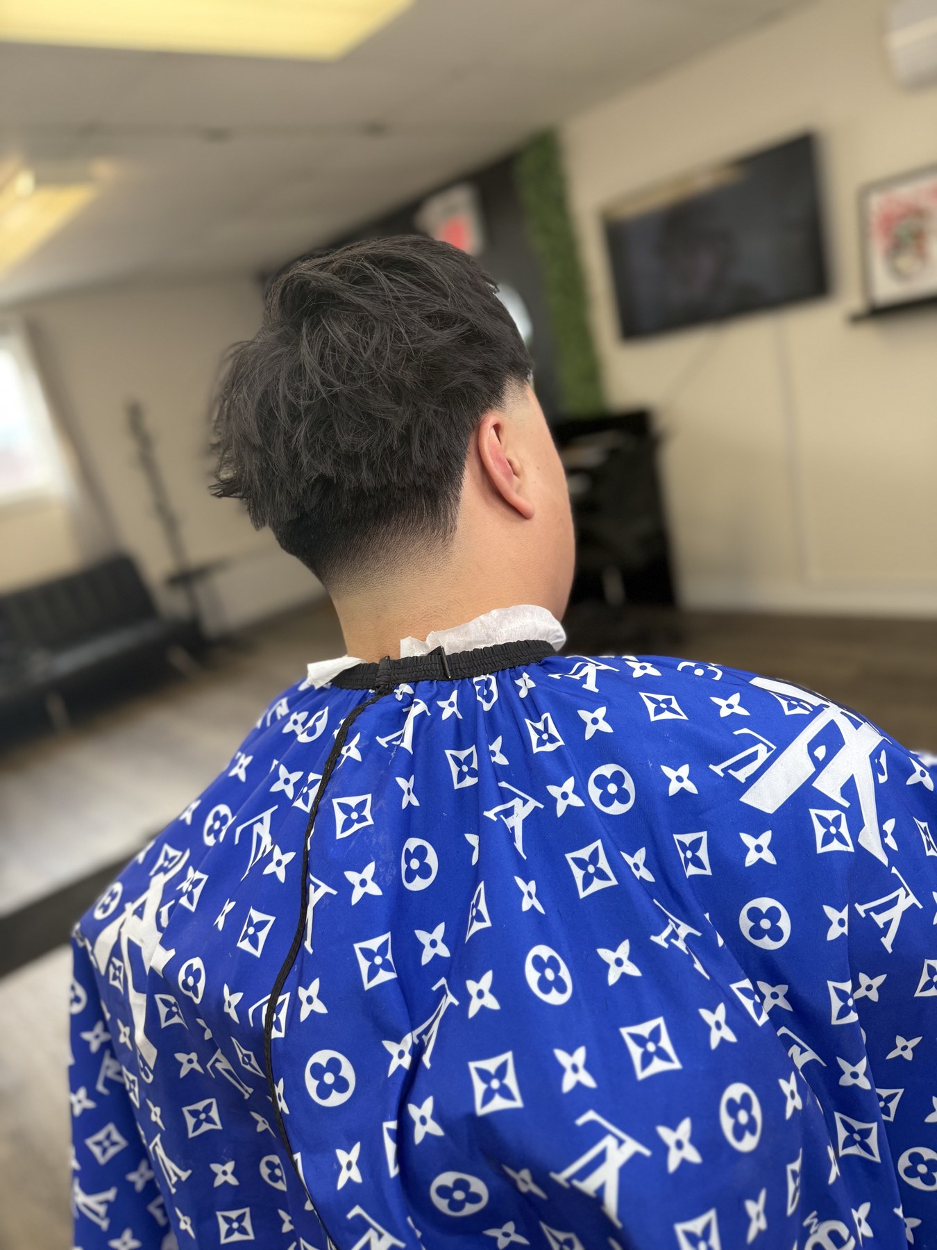 Mid taper fade